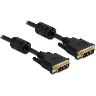 DeLOCK 1m DVI-I DVI cable Black