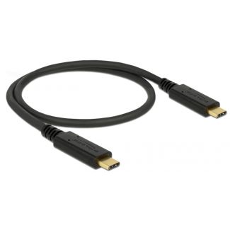 DeLOCK 83043 cavo USB USB 2.0 0,5 m USB C Nero
