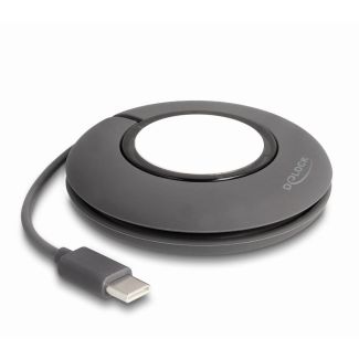 DeLOCK 83019 Smart Wearable Accessories Charging stand Grey, White Silicone
