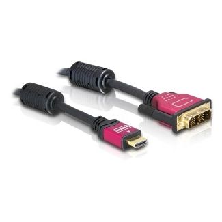 DeLOCK HDMI - DVI Cable 1.8m male / male DVI-D