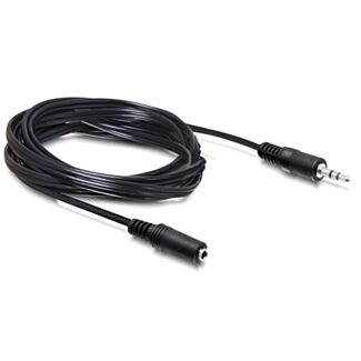 DeLOCK 3.5mm - 3.5mm, 5m cavo audio Nero