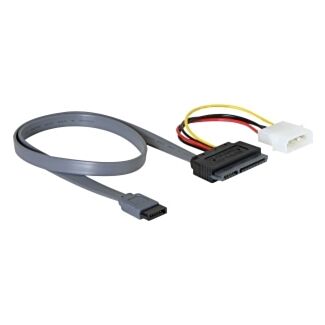 DeLOCK SATA All-in-One cable cavo SATA 0,5 m