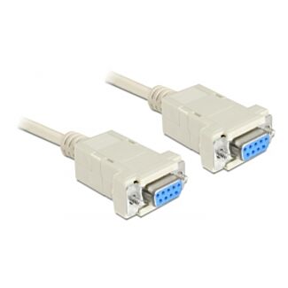 DeLOCK Sub-D9 3m cavo seriale Beige