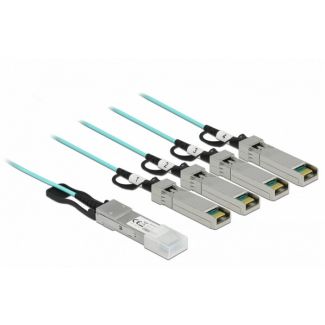 DeLOCK Active Optical Cable QSFP+ to 4 x SFP+ 3 m