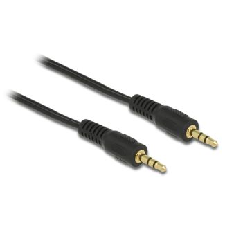 DeLOCK 84001 cavo audio 2,5 m 3.5mm Nero