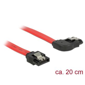 DeLOCK 83967 SATA cable 0.2 m SATA 7-pin Black, Red