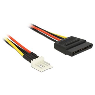 DeLOCK 0.24m SATA 15p / 4p 0,24 m
