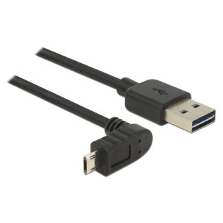 DeLOCK 83857 cavo USB USB 2.0 3 m USB A Micro-USB B Nero