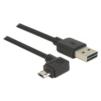 DeLOCK 83854 USB cable USB 2.0 3 m USB A Micro-USB B Black