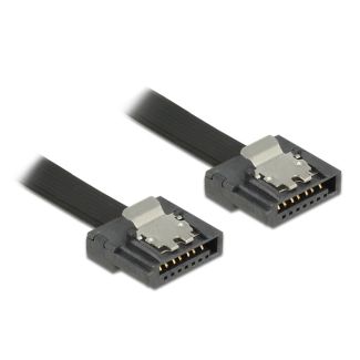DeLOCK 0.2m 2xSATAIII SATA cable Black