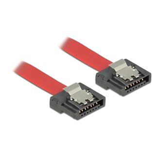 DeLOCK 83833 cavo SATA 0,2 m SATA 7-pin Rosso