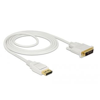 DeLOCK 83814 cavo e adattatore video 2 m DisplayPort DVI Bianco