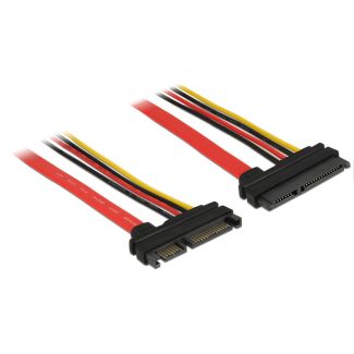 DeLOCK 83803 SATA cable 0.3 m SATA 22-pin Black, Red, Yellow