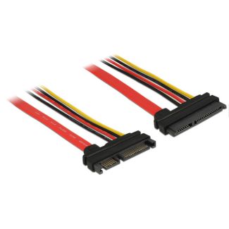 DeLOCK 83802 SATA cable 0.1 m SATA 22-pin Multicolour