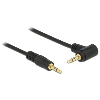 DeLOCK 0.5m 3.5mm M/M cavo audio 0,5 m Nero