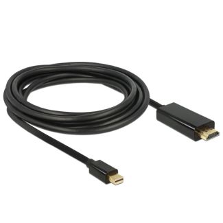 DeLOCK 83699 video cable adapter 2 m Mini DisplayPort HDMI Black