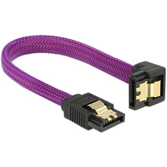 DeLOCK 83693 cavo SATA 0,1 m Viola