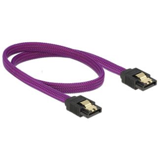 DeLOCK 83691 SATA cable 0.5 m SATA 7-pin Purple