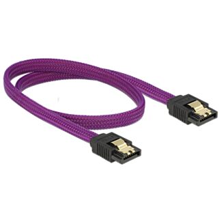 DeLOCK 83691 cavo SATA 0,5 m SATA 7-pin Viola