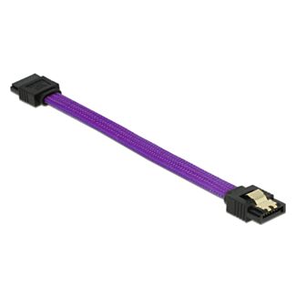 DeLOCK 83688 cavo SATA 0,1 m SATA 7-pin Viola