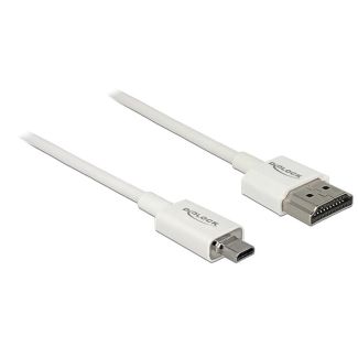 DeLOCK 85148 HDMI cable 0.5 m HDMI Type A (Standard) HDMI Type D (Micro) White