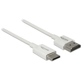 DeLOCK 85143 cavo HDMI 1,5 m HDMI tipo A (Standard) HDMI Type C (Mini) Bianco