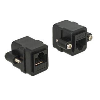 DeLOCK 85124 adattatore per inversione del genere dei cavi RJ-45 Nero