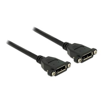 DeLOCK 0.5m F-F DisplayPort Black