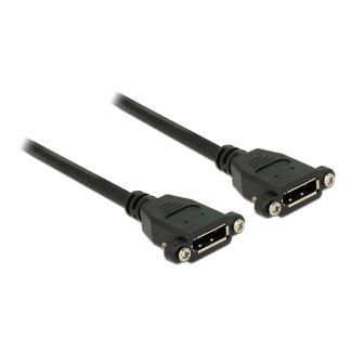 DeLOCK 0.5m F-F DisplayPort Nero