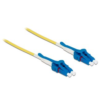 DeLOCK 85086 InfiniBand/fibre optic cable 5 m LC Yellow
