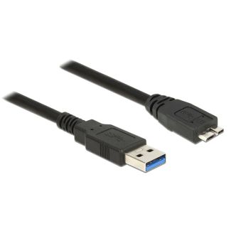 DeLOCK 85075 USB cable USB 3.2 Gen 1 (3.1 Gen 1) 3 m USB A Micro-USB B Black