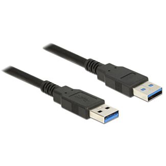 DeLOCK 85064 cavo USB USB 3.2 Gen 1 (3.1 Gen 1) 5 m USB A Nero
