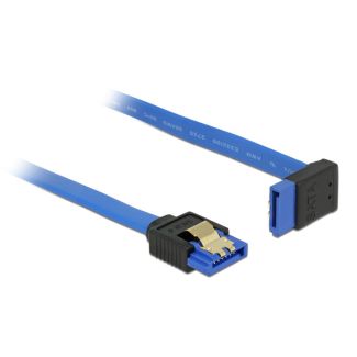DeLOCK 84999 SATA cable 1 m SATA 7-pin Black, Blue