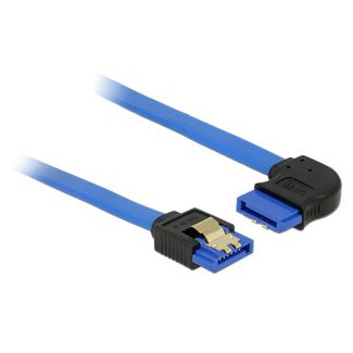 DeLOCK 84989 SATA cable 0.2 m SATA 7-pin Black, Blue