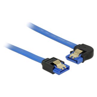 DeLOCK 84985 SATA cable 0.5 m SATA 7-pin Black, Blue