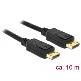 DeLOCK 84862 cavo DisplayPort 10 m Nero