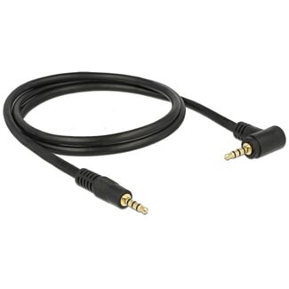 DeLOCK 84737 cavo audio 1 m 3.5mm Nero