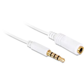 DeLOCK 84717 audio cable 0.5 m 3.5mm White
