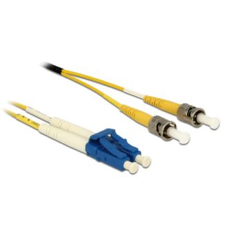 DeLOCK 84696 InfiniBand/fibre optic cable 10 m 2x LC 2x ST Yellow