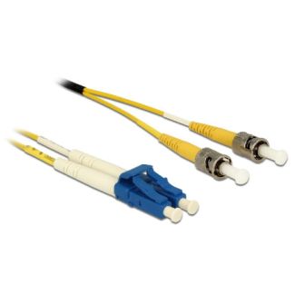 DeLOCK 84690 InfiniBand/fibre optic cable 3 m 2x LC 2x ST Yellow