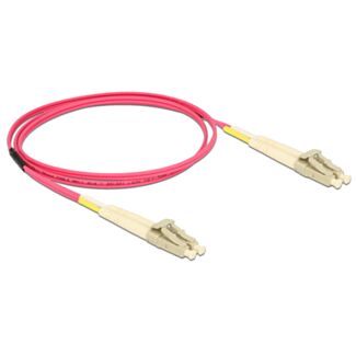 DeLOCK 84640 cavo InfiniBand e in fibra ottica 1 m LC Viola