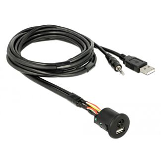 DeLOCK 85718 cavo USB 1,5 m USB A Nero