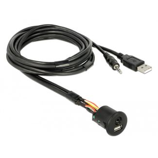 DeLOCK 85718 USB cable 1.5 m USB A Black