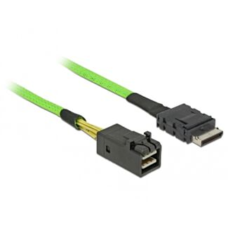 DeLOCK 85694 cavo Serial Attached SCSI (SAS) 0,5 m Verde