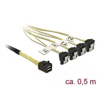 DeLOCK 85684 cavo di alimentazione interno 0,5 m