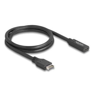 DeLOCK USB 10 Gbps Cable Type-E Key A 20 pin male to USB Type-C female 70 cm