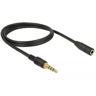 DeLOCK 85629 cavo audio 1 m 3.5mm Nero
