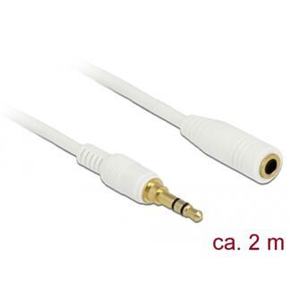 DeLOCK 85579 cavo audio 2 m 3.5mm Bianco