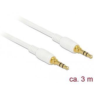 DeLOCK 85552 cavo audio 3 m 3.5mm Bianco