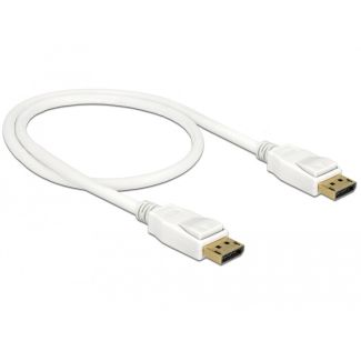 DeLOCK 85507 DisplayPort cable 0.5 m White